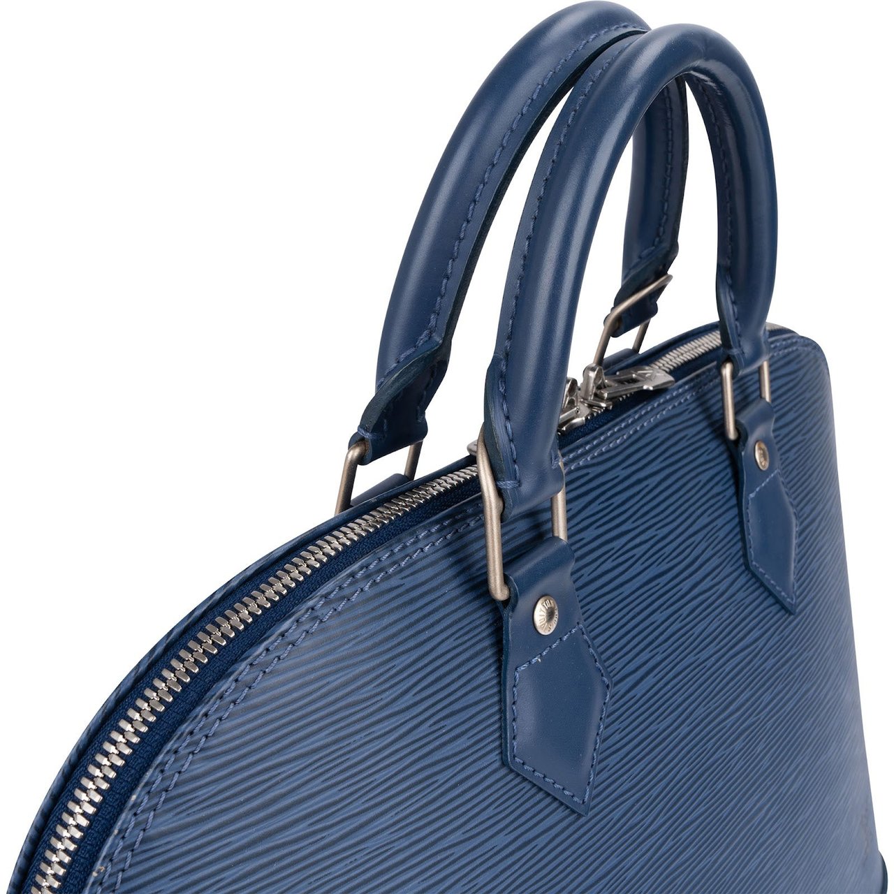 Louis Vuitton Louis Vuitton Blue Epi Leather Alma PM Handbag Blauw