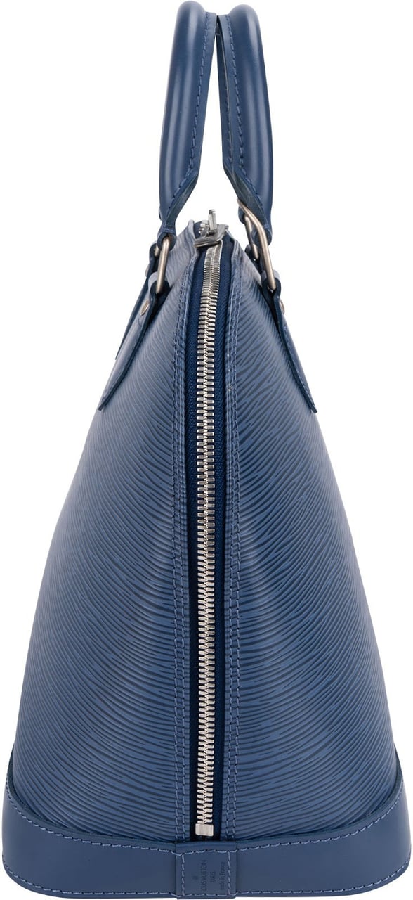 Louis Vuitton Louis Vuitton Blue Epi Leather Alma PM Handbag Blauw
