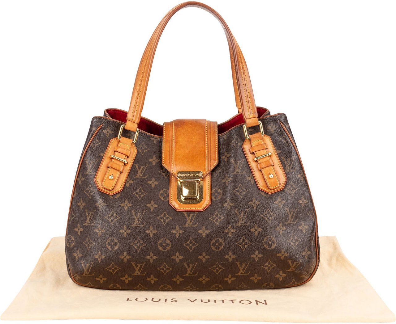 Louis Vuitton Louis Vuitton Monogram Canvas Griet Shoulder Bag Bruin