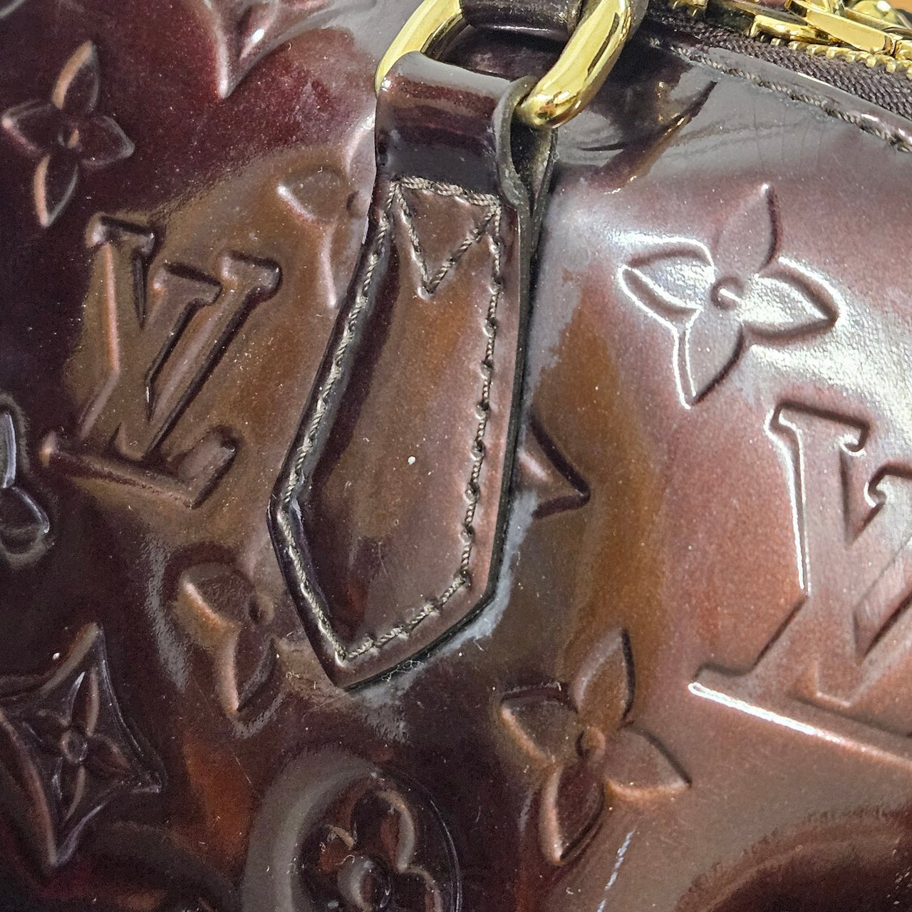 Louis Vuitton Louis Vuitton Monogram Vernis Sherwood PM Shoulder Bag Bruin