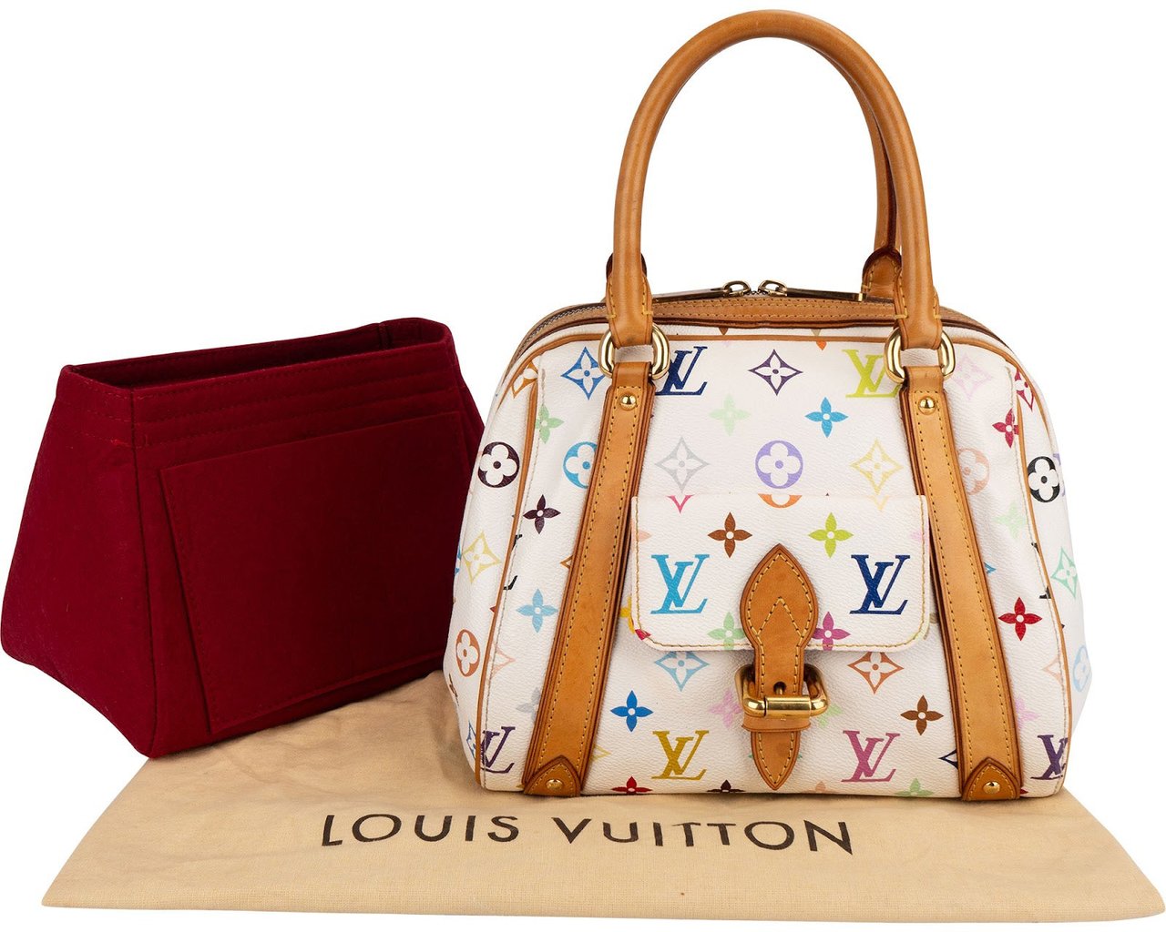 Louis Vuitton Louis Vuitton Monogram Multicolor Priscilla Handbag Wit