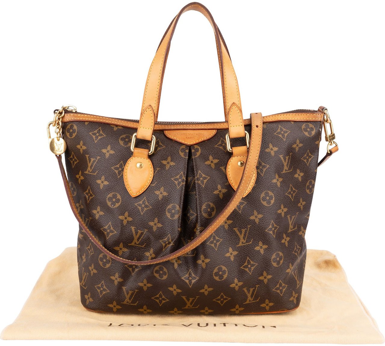 Louis Vuitton Louis Vuitton Monogram Canvas Palermo PM Handbag Bruin