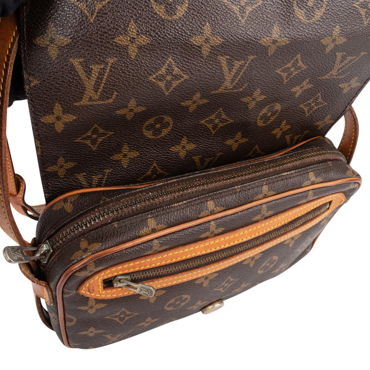 Louis Vuitton Louis Vuitton Monogram Canvas Saint Germain PM Crossbody Bag Bruin