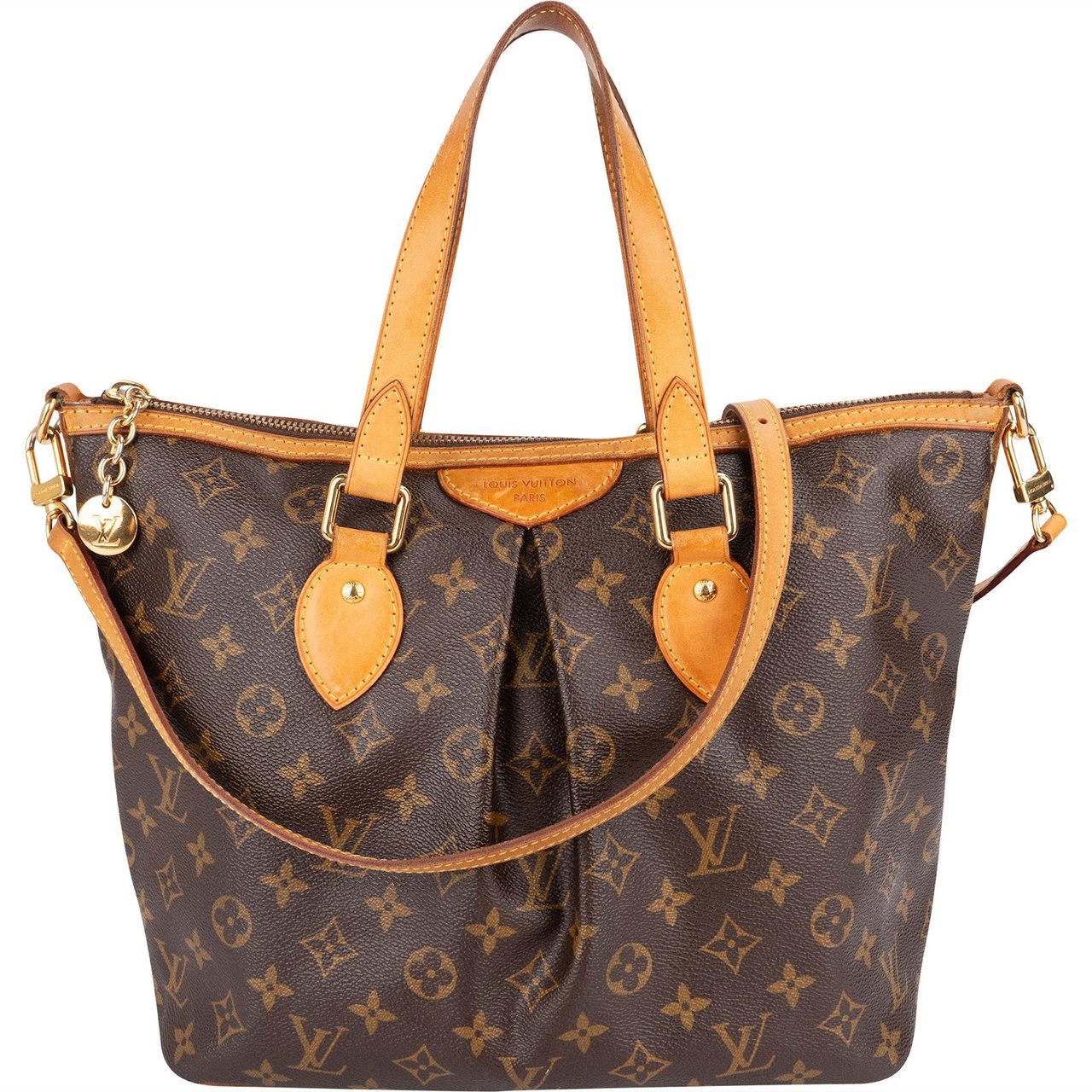 Louis Vuitton Louis Vuitton Monogram Canvas Palermo PM Handbag Bruin