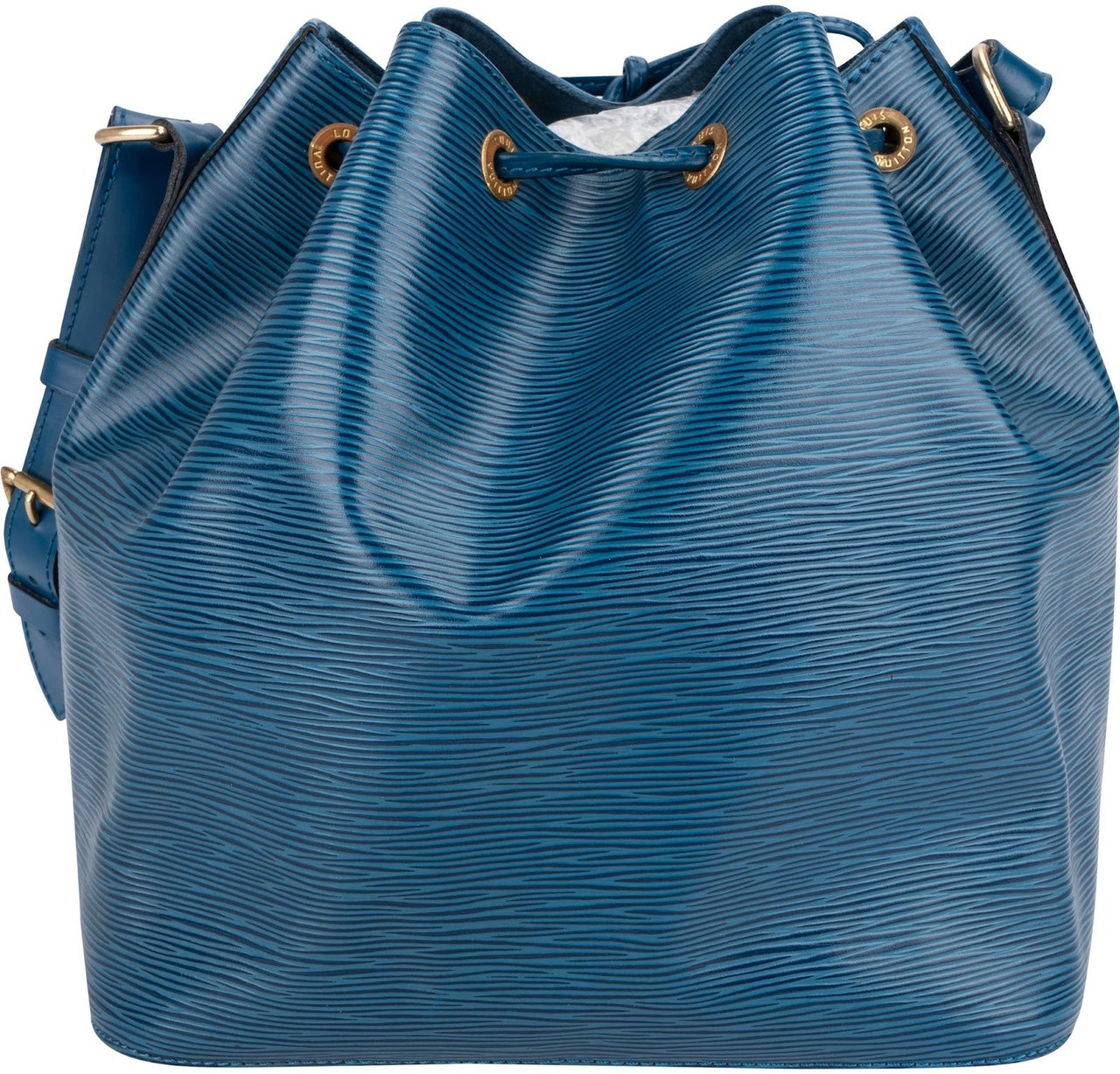 Louis Vuitton Louis Vuitton Blue Epi Leather Sac Noé Petit Shoulder Bag Blauw