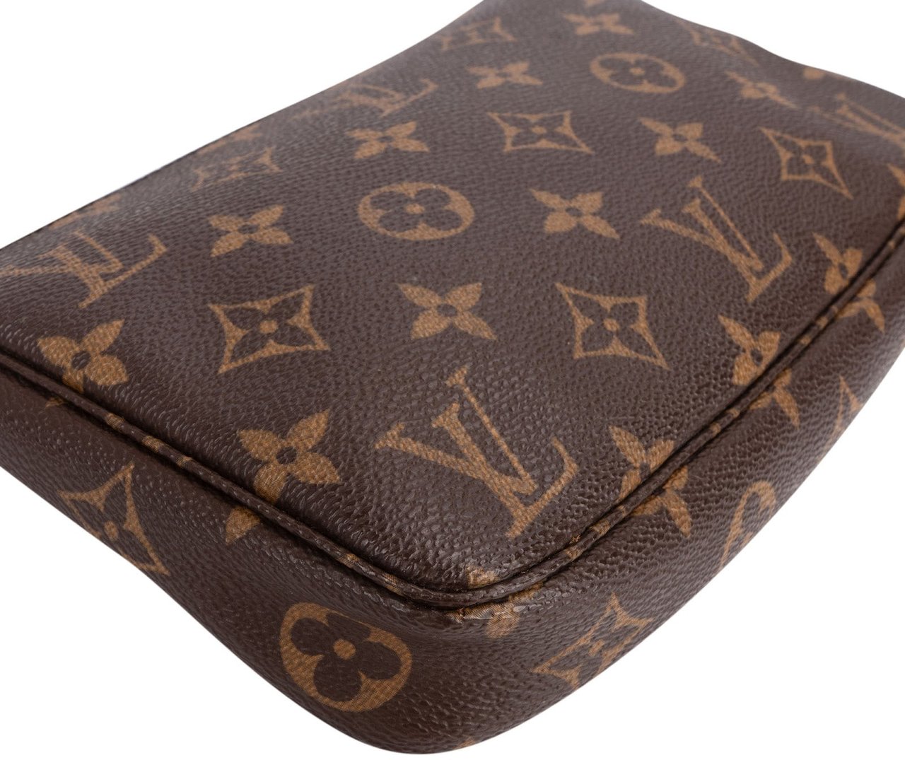 Louis Vuitton Monogram Canvas Pochette Accessoires Handbag Bruin