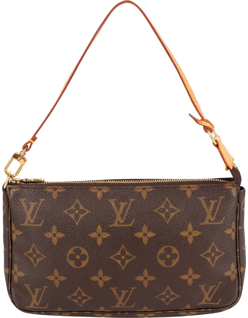 Louis Vuitton Louis Vuitton Monogram Canvas Pochette Accessoires Handbag Bruin
