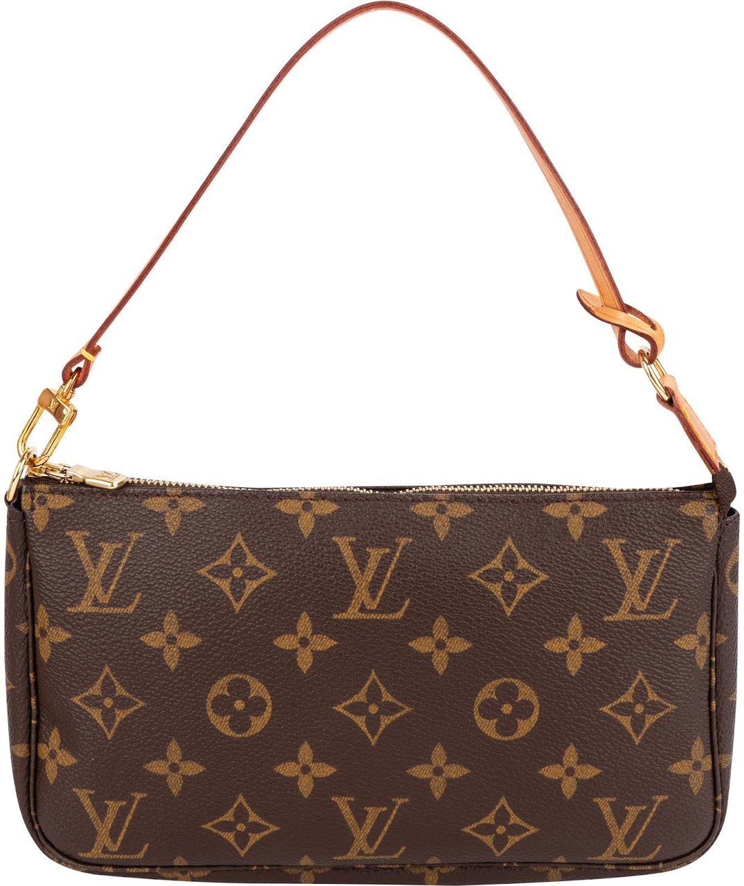 Louis Vuitton Louis Vuitton Monogram Canvas Pochette Accessoires Handbag Bruin