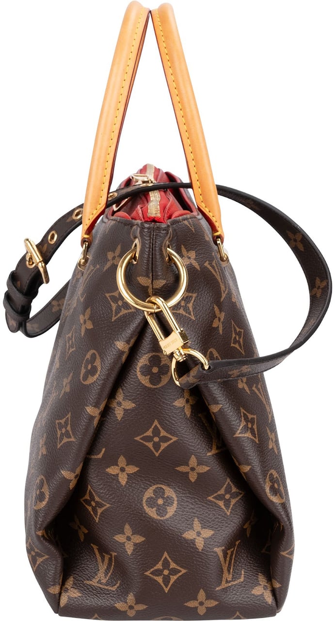 Louis Vuitton Louis Vuitton Monogram Canvas Pallas MM Handbag Bruin