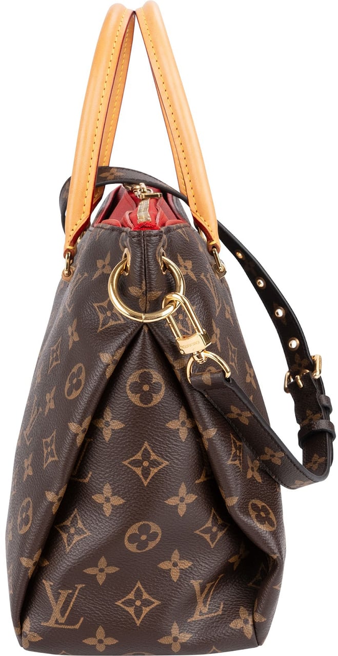 Louis Vuitton Louis Vuitton Monogram Canvas Pallas MM Handbag Bruin