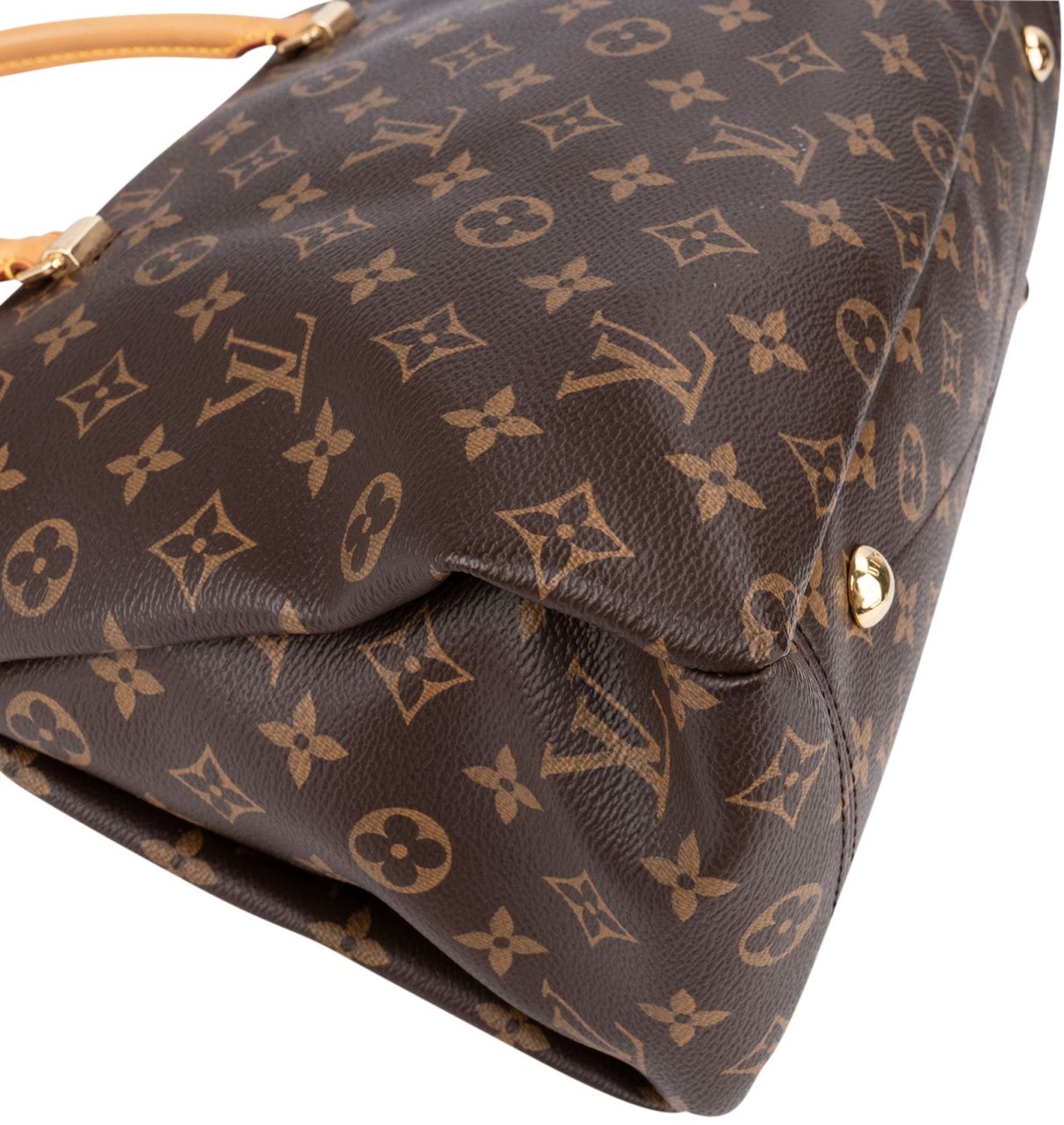Louis Vuitton Louis Vuitton Monogram Canvas Pallas MM Handbag Bruin