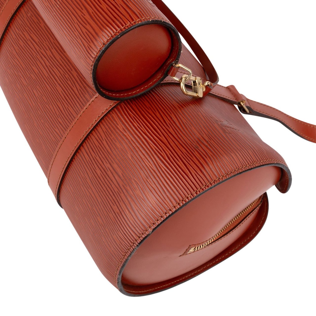 Louis Vuitton Kenyan Fawn Epi Leather Soufflot Handbag Bruin