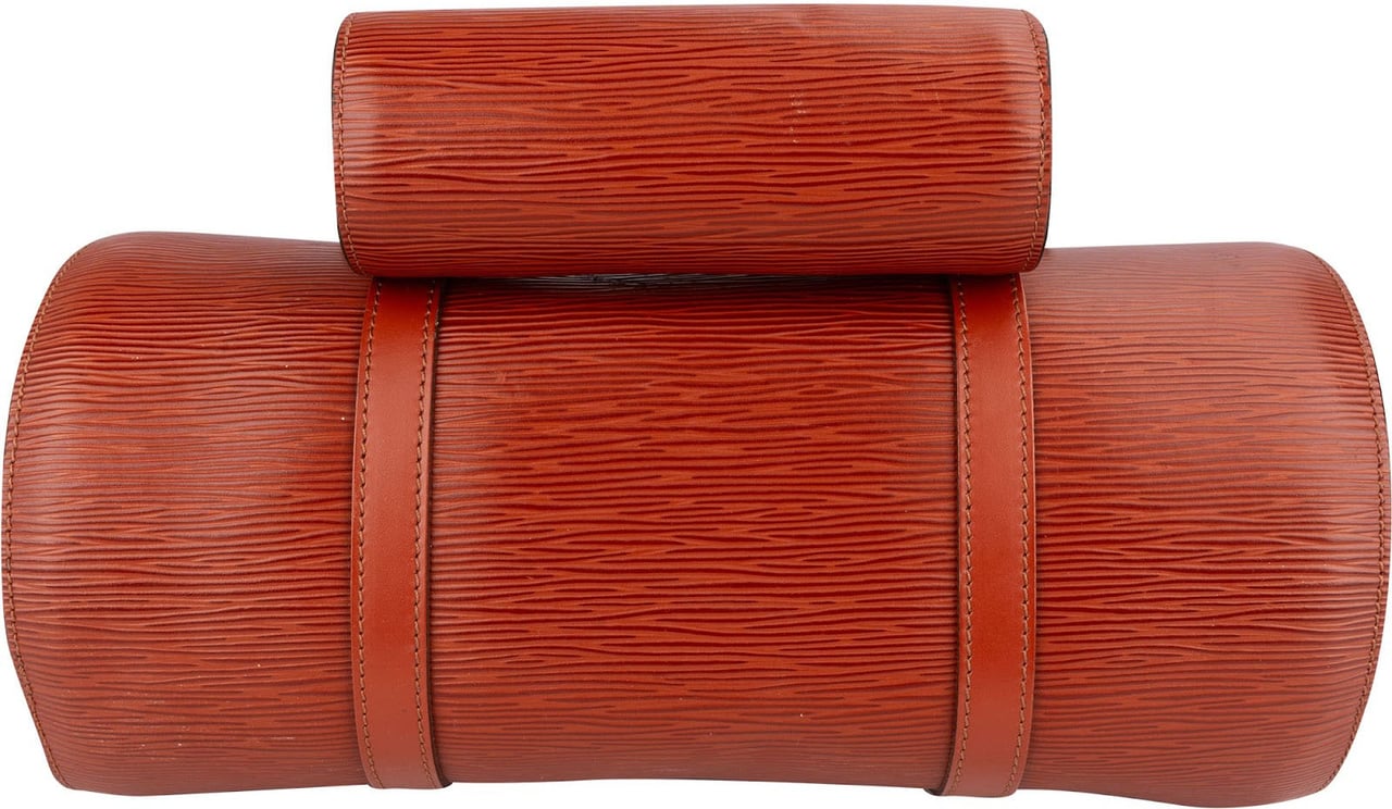 Louis Vuitton Kenyan Fawn Epi Leather Soufflot Handbag Bruin