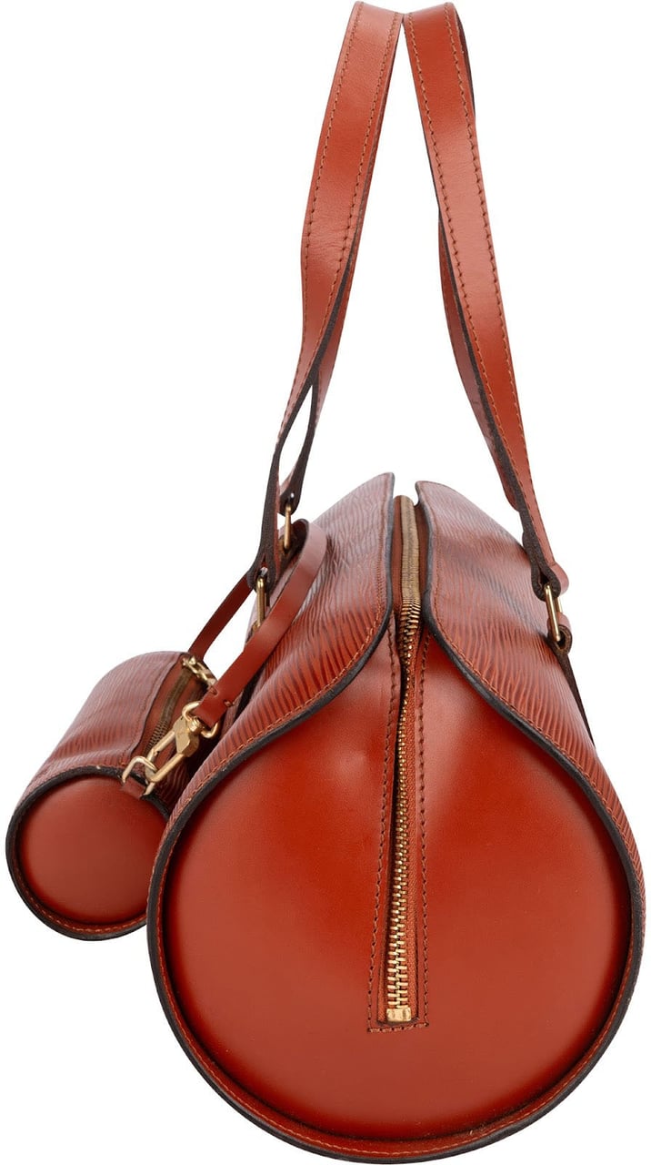 Louis Vuitton Kenyan Fawn Epi Leather Soufflot Handbag Bruin