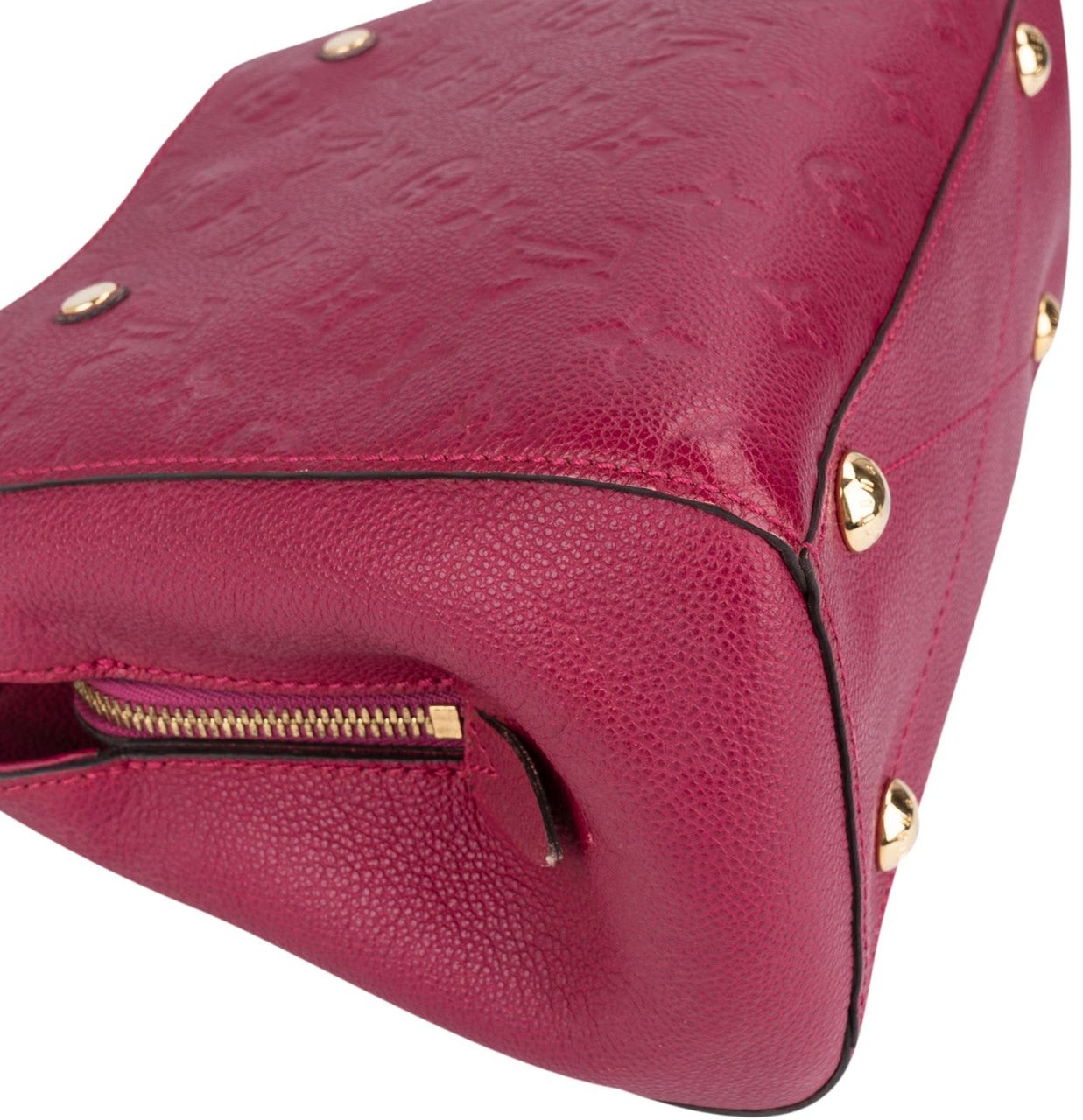 Louis Vuitton Louis Vuitton Leather Monogram Empreinte Montaigne BB Handbag Roze