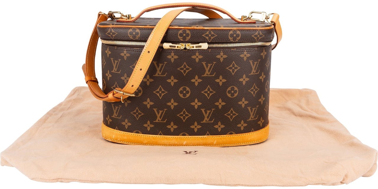 Louis Vuitton Monogram Canvas Nice Vanity Handbag Bruin