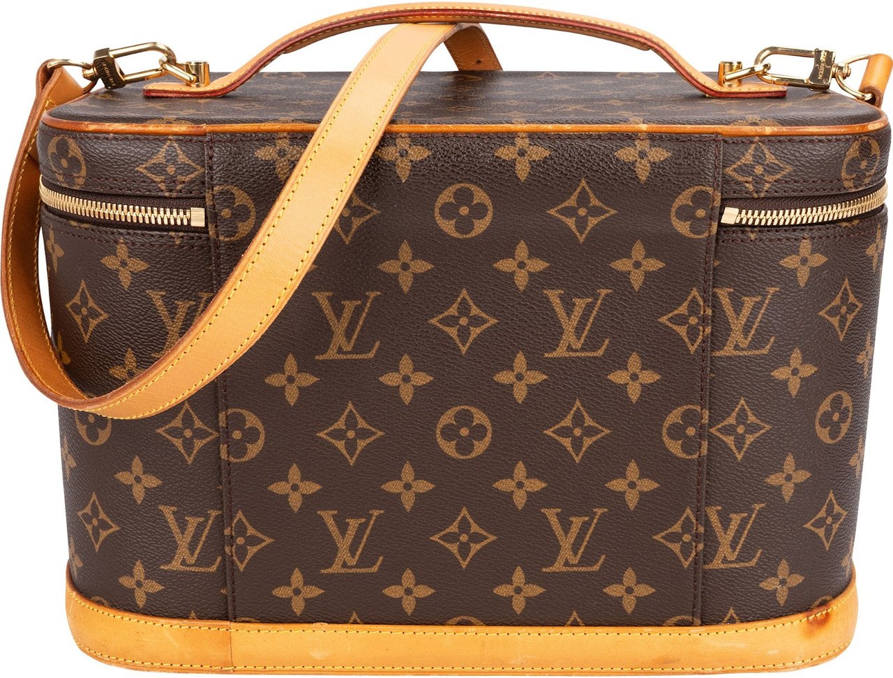 Louis Vuitton Monogram Canvas Nice Vanity Handbag Bruin
