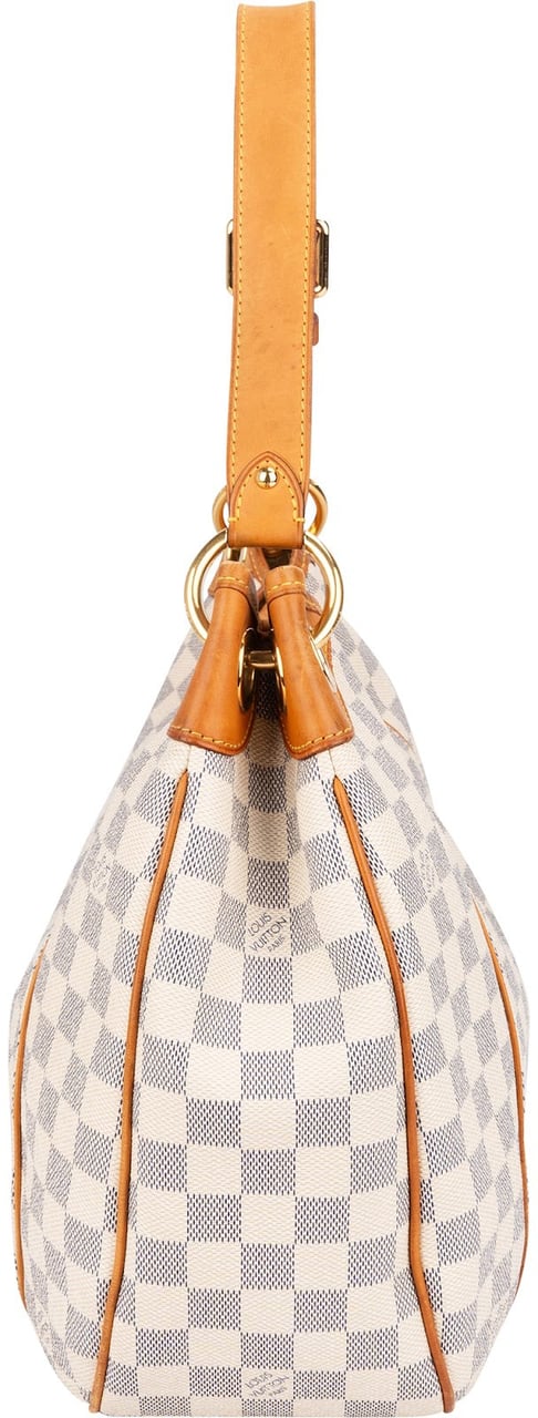 Louis Vuitton Louis Vuitton Monogram Damier Azur Canvas Galliera PM Shoulder Bag Wit