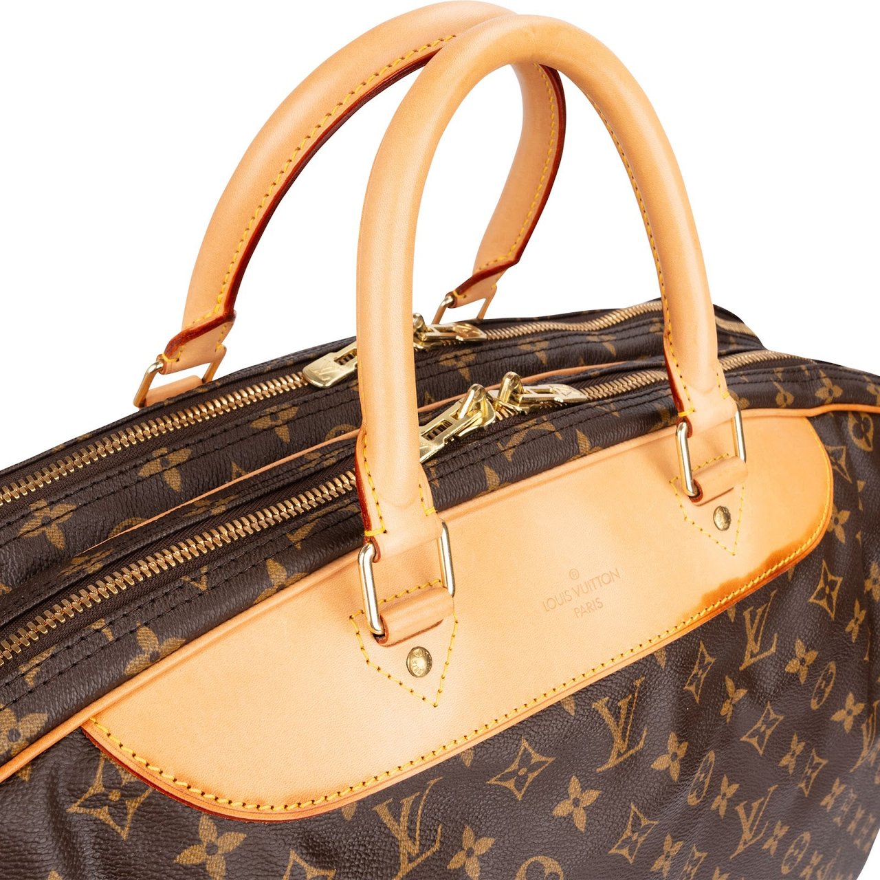 Louis Vuitton Monogram Canvas Alize Travel Bag Bruin