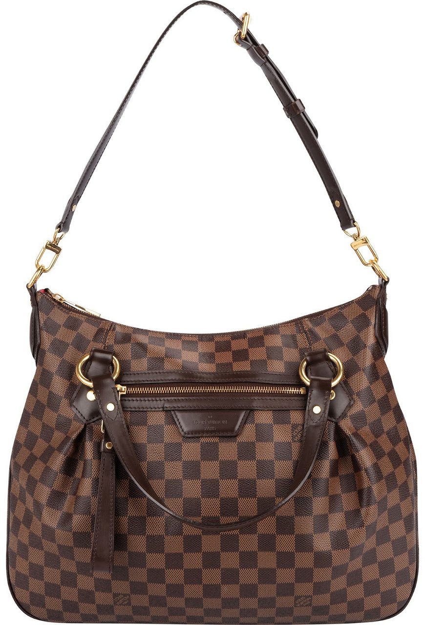 Louis Vuitton Monogram Damier Ebene Evora MM Handbag Bruin