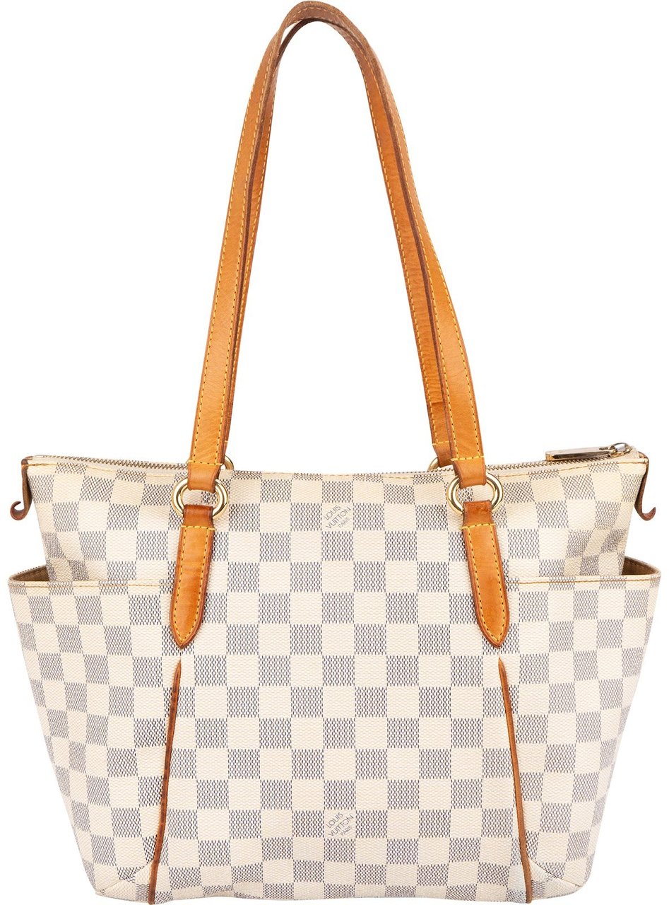 Louis Vuitton Louis Vuitton Monogram Damier Azur Totally PM Shoulder Bag Wit
