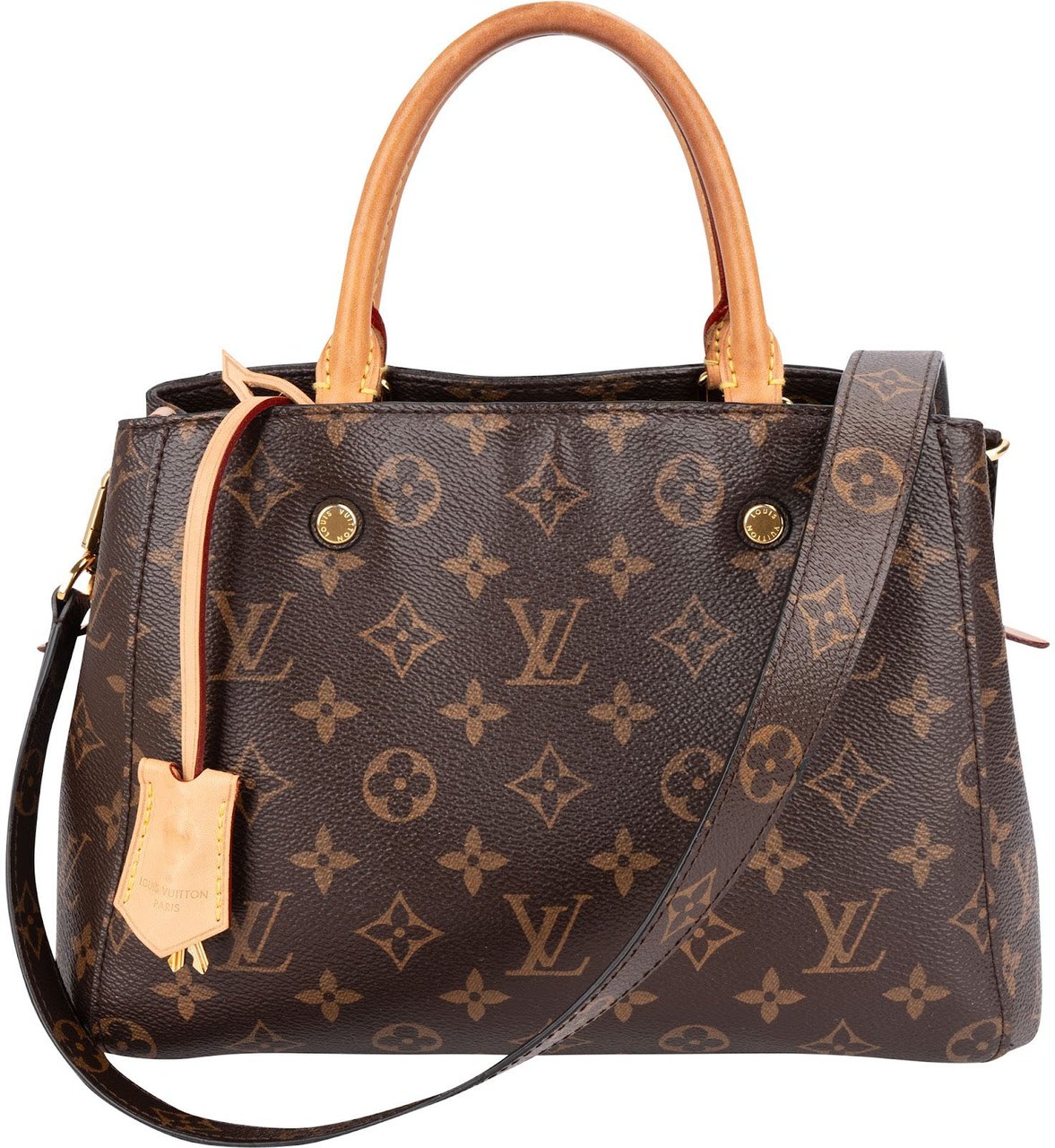 Louis Vuitton Monogram Canvas Montaigne PM Handbag Bruin