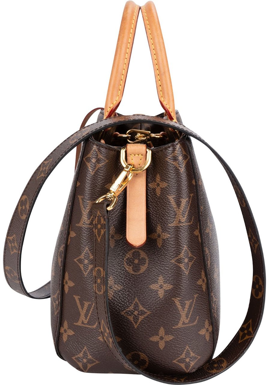Louis Vuitton Monogram Canvas Montaigne PM Handbag Bruin