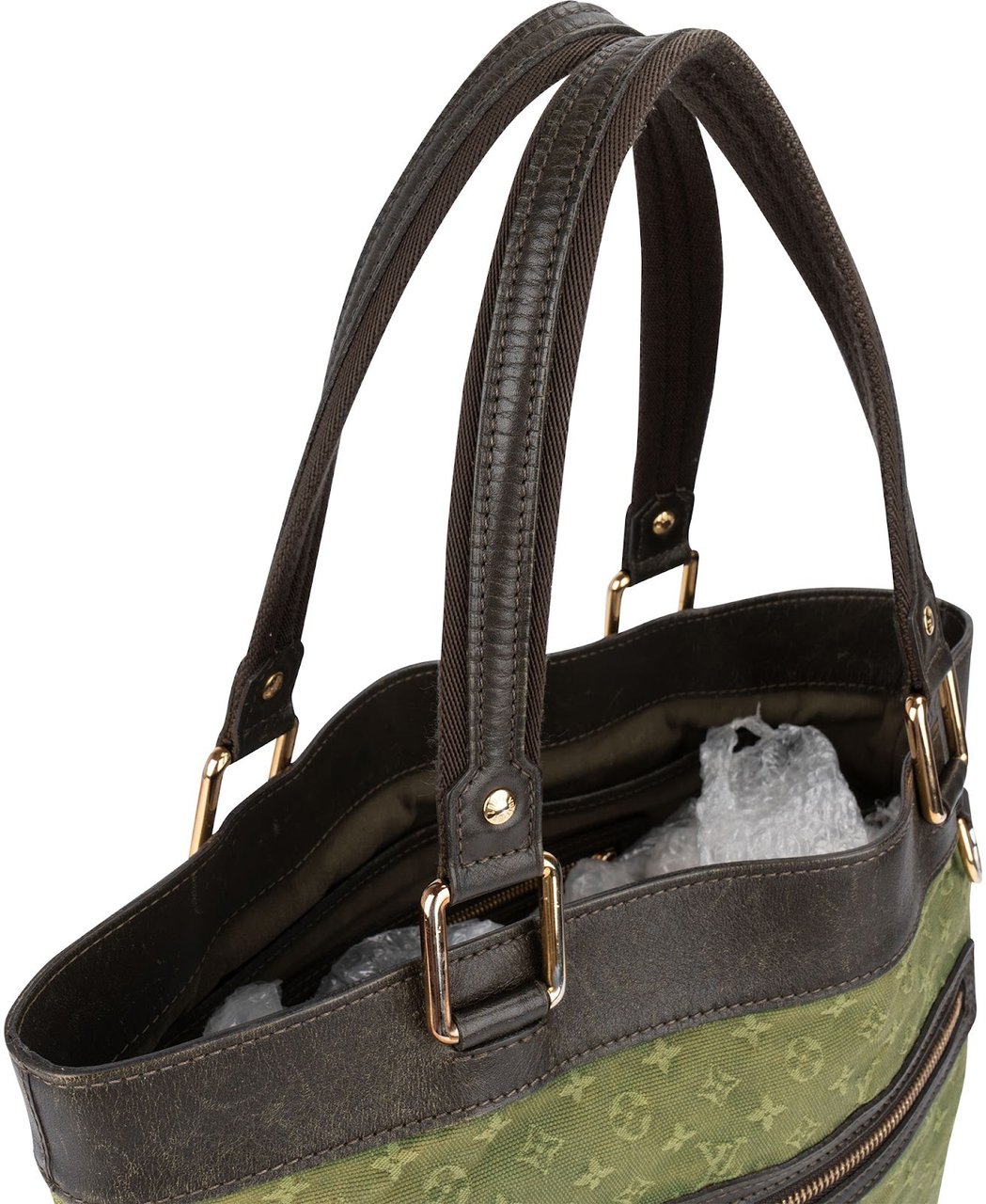 Louis Vuitton Louis Vuitton Monogram Mini Lin Lucille Shoulder Bag Groen
