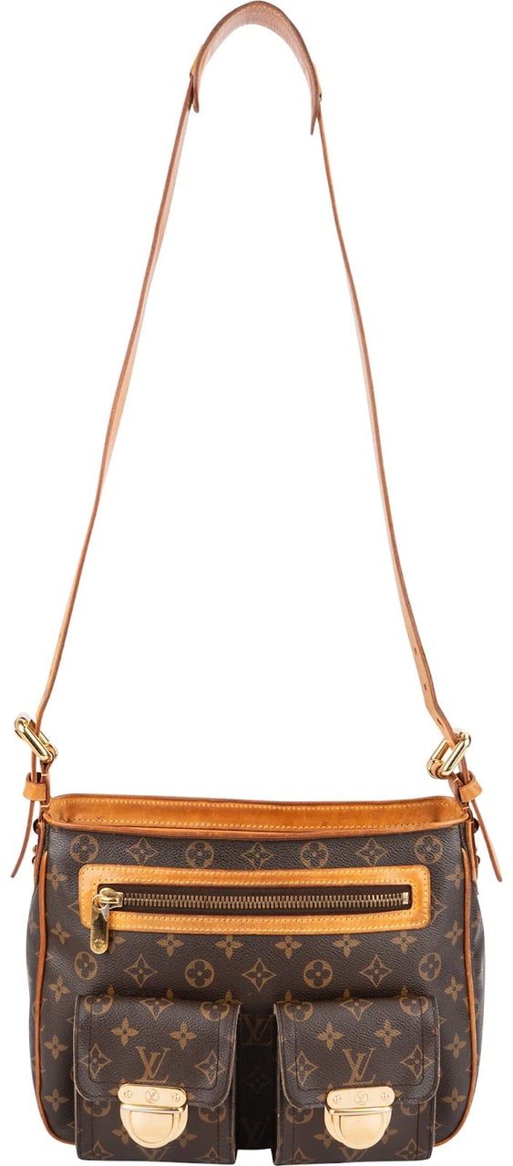 Louis Vuitton Louis Vuitton Monogram Canvas Hudson GM Crossbody Bag Bruin
