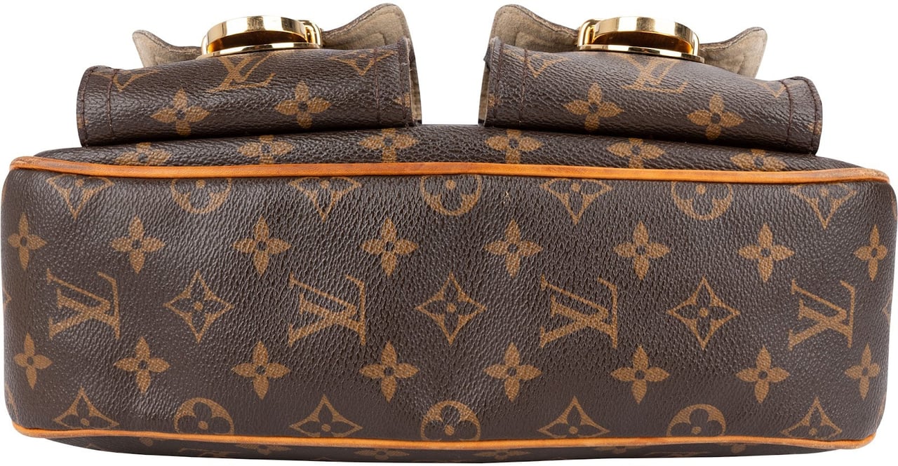 Louis Vuitton Louis Vuitton Monogram Canvas Hudson GM Crossbody Bag Bruin