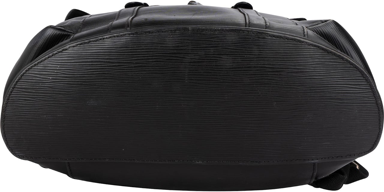 Louis Vuitton Louis Vuitton Noir Epi Leather Christopher Backpack Zwart