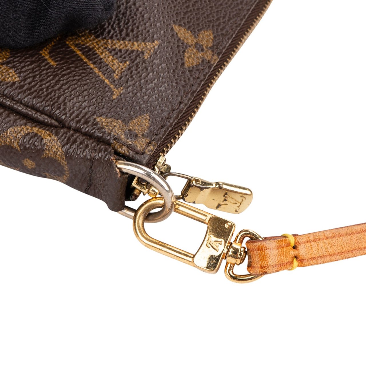 Louis Vuitton Louis Vuitton Monogram Canvas Pochette Accessoires Handbag Bruin
