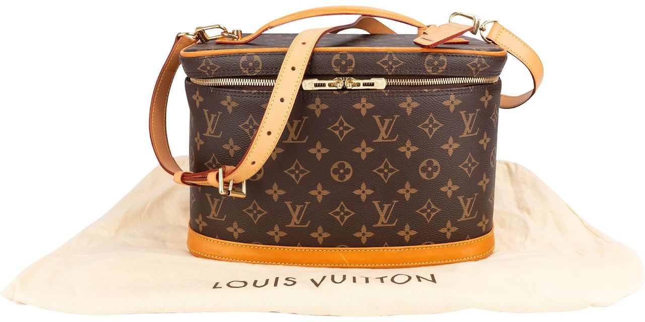 Louis Vuitton Monogram Canvas Nice Vanity Handbag Bruin