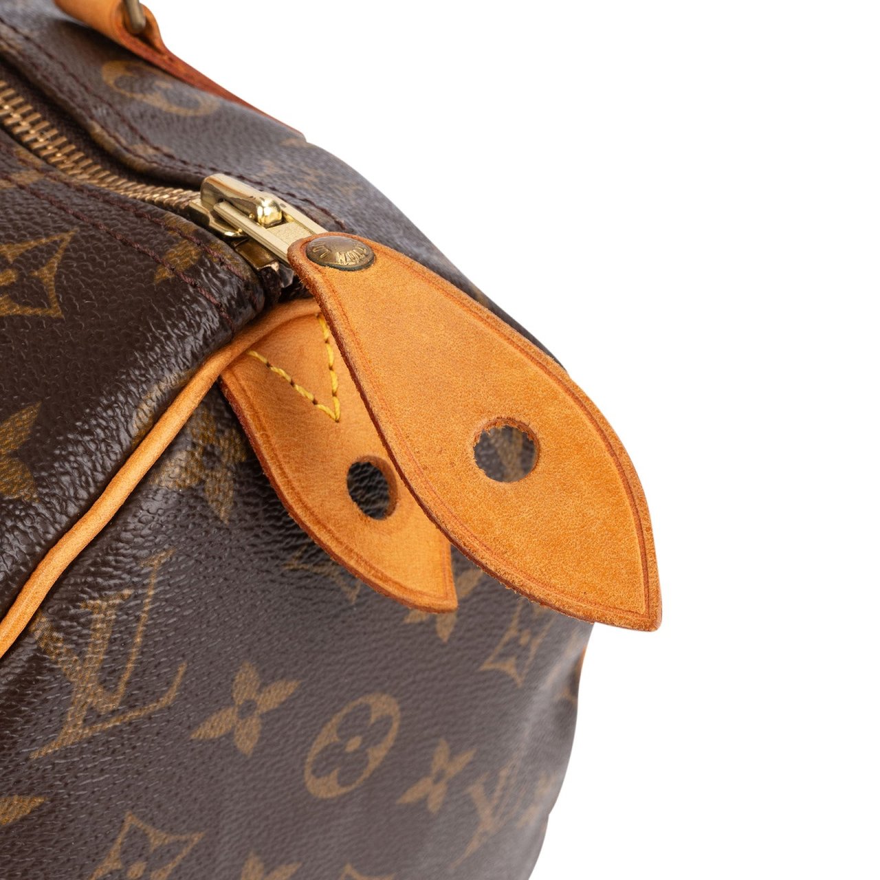 Louis Vuitton Louis Vuitton Monogram Canvas Speedy 30 Handbag Bruin