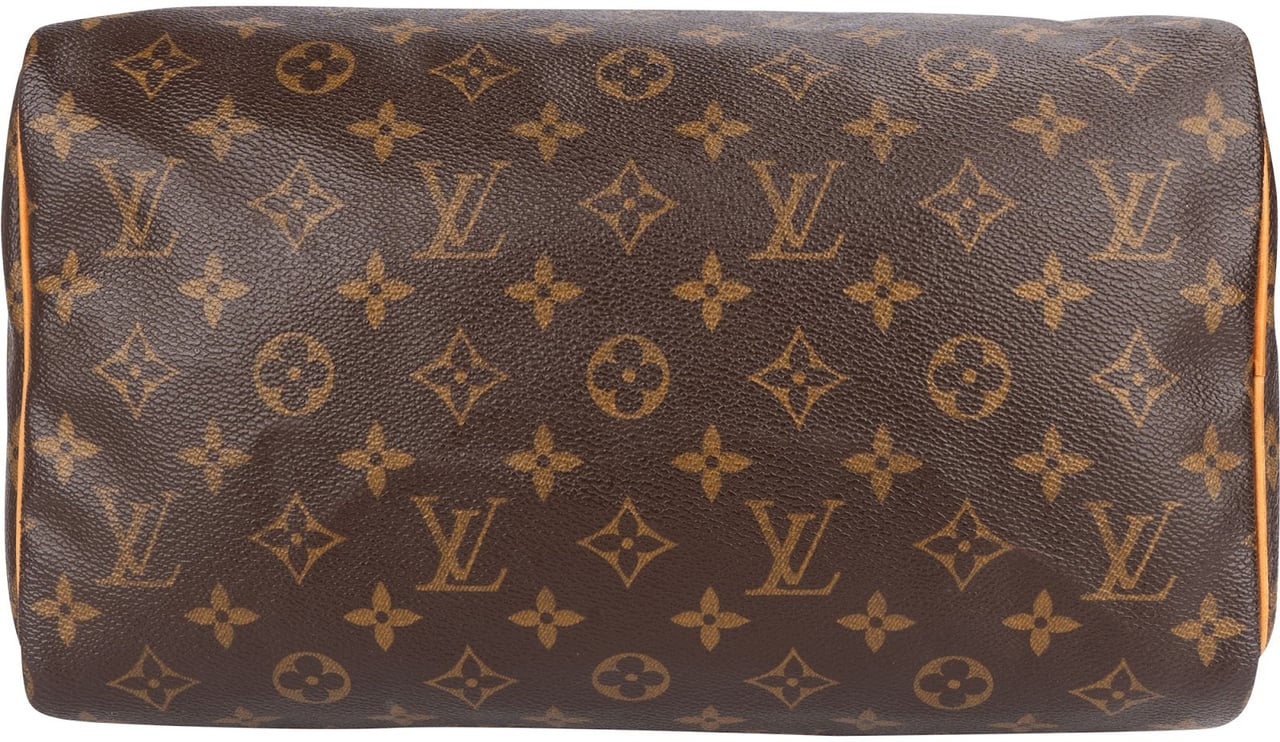 Louis Vuitton Louis Vuitton Monogram Canvas Speedy 30 Handbag Bruin
