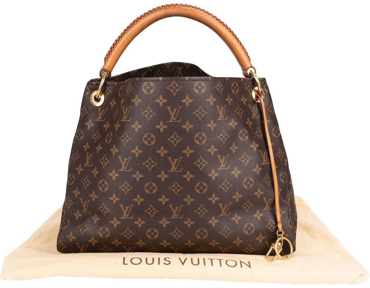 Louis Vuitton Monogram Canvas Artsy MM Handbag Bruin
