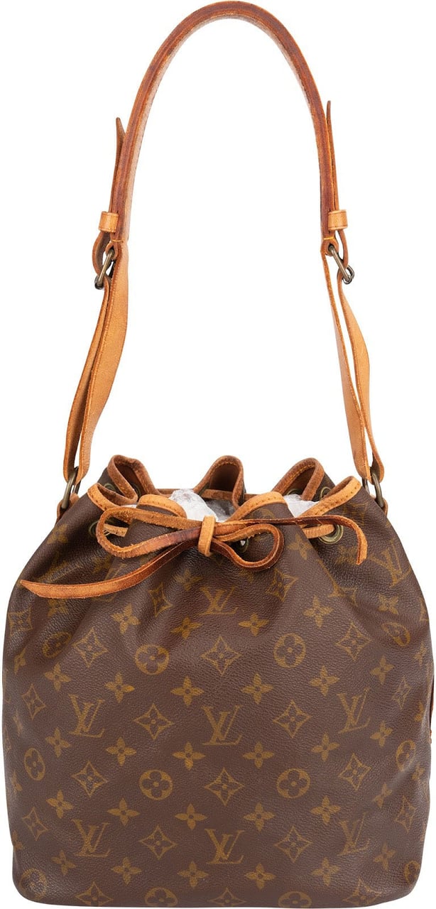 Louis Vuitton Monogram Canvas Sac Noé Petit Shoulder Bag Bruin