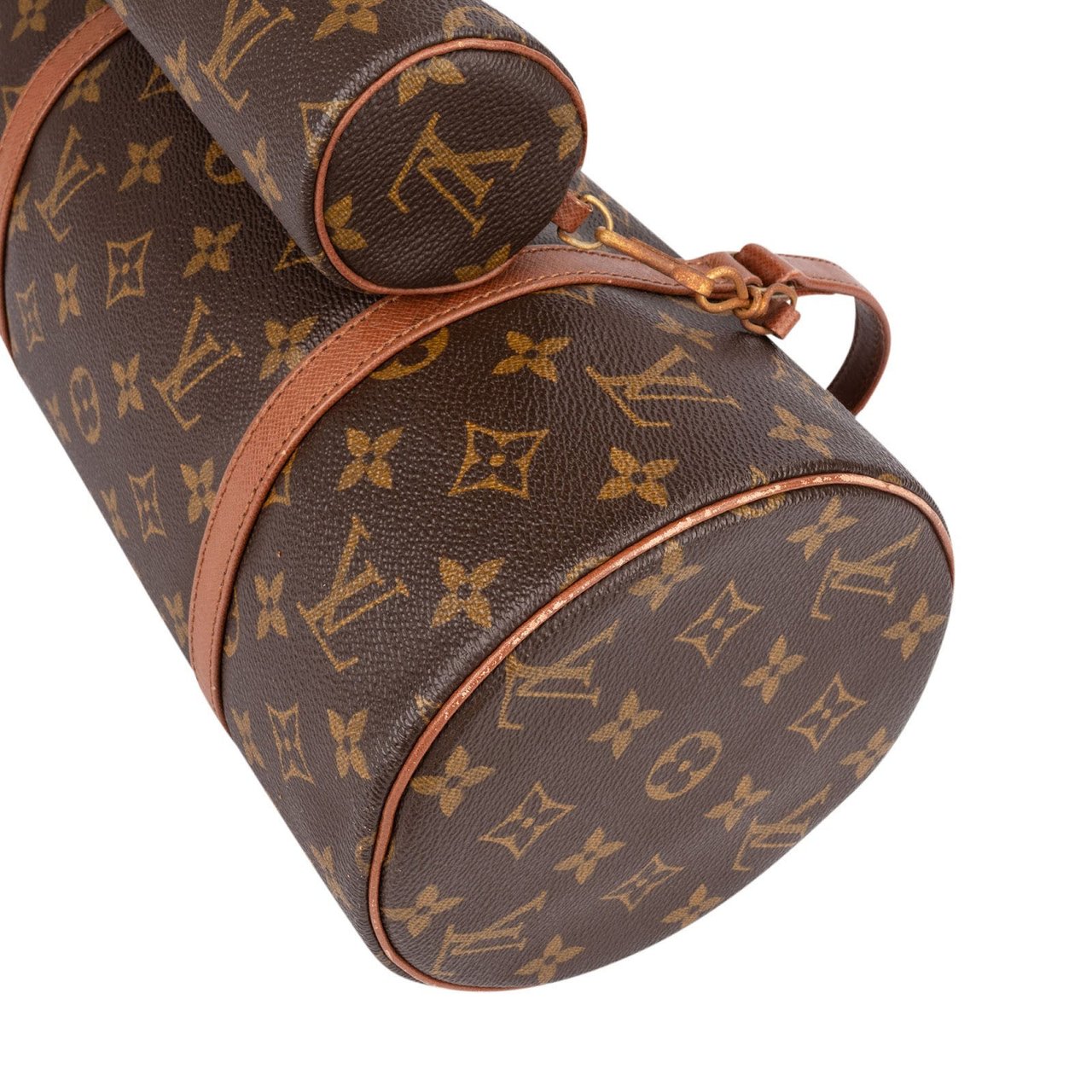 Louis Vuitton Monogram Canvas Papillon Set Handbag Bruin