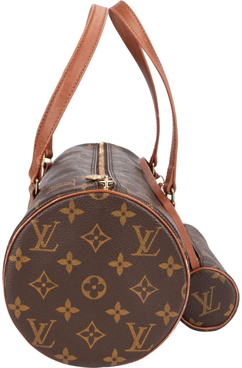 Louis Vuitton Monogram Canvas Papillon Set Handbag Bruin