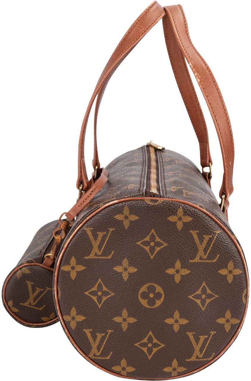 Louis Vuitton Monogram Canvas Papillon Set Handbag Bruin