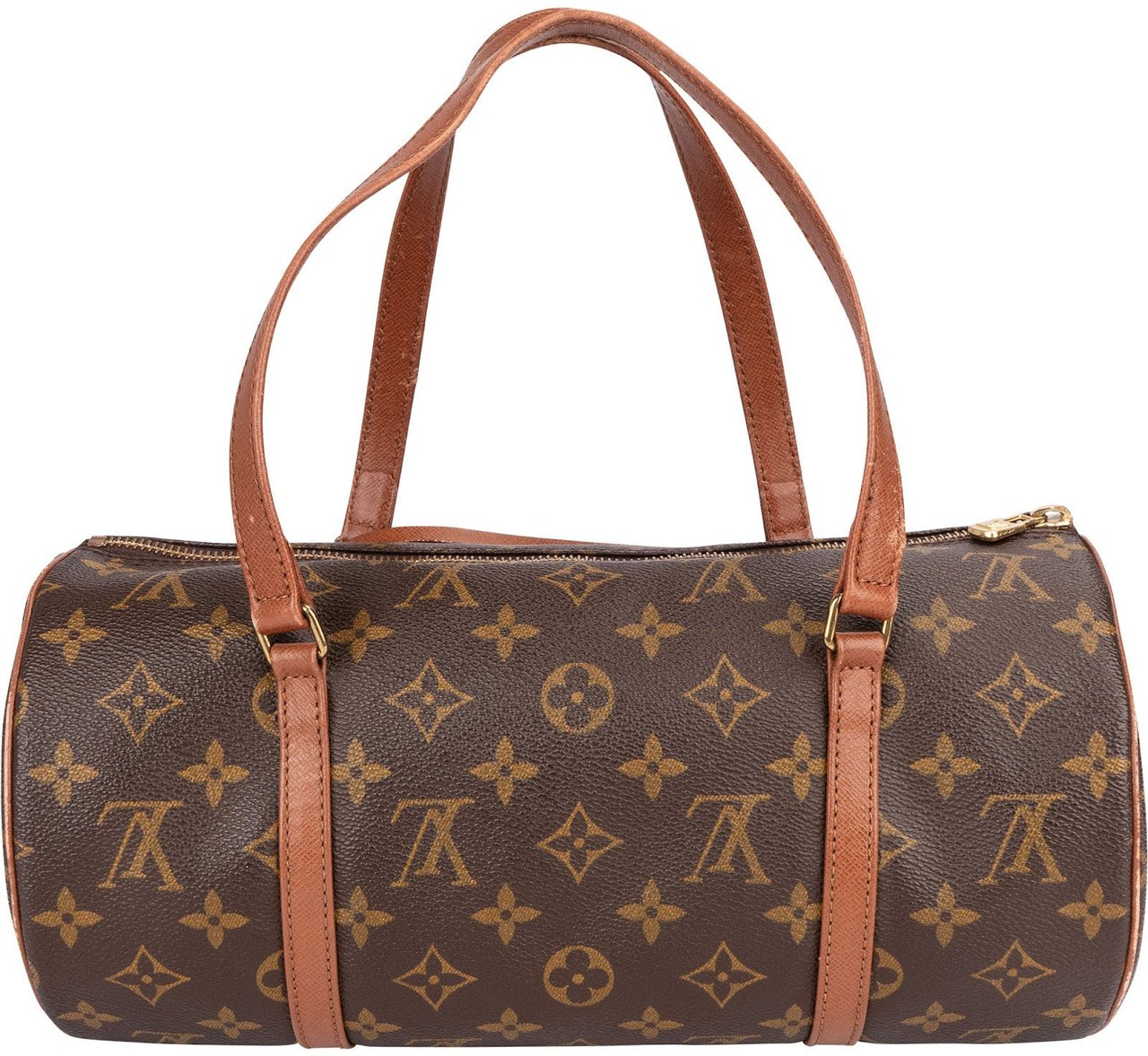 Louis Vuitton Monogram Canvas Papillon Set Handbag Bruin