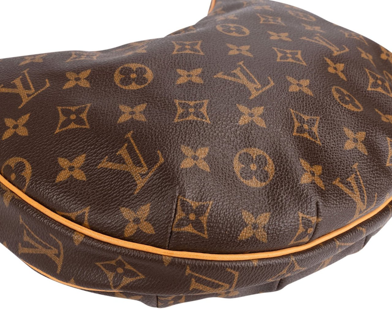 Louis Vuitton Monogram Canvas Croissant MM Shoulder Bag Bruin