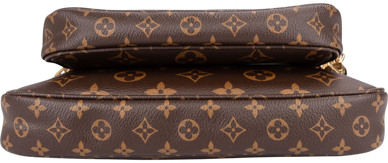 Louis Vuitton Monogram Canvas Multi Pochette Accessoires Crossbody Bag Bruin