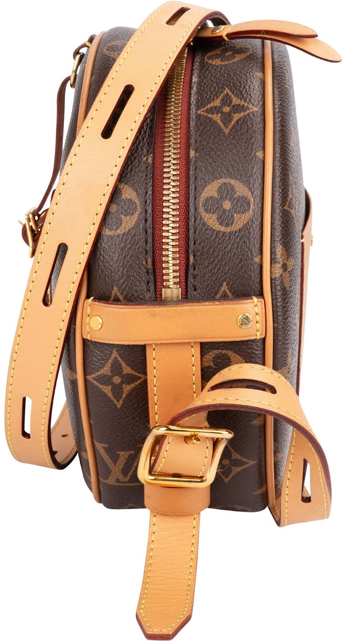 Louis Vuitton Monogram Canvas Boite Chapeau Souple MM Crossbody Bag Bruin
