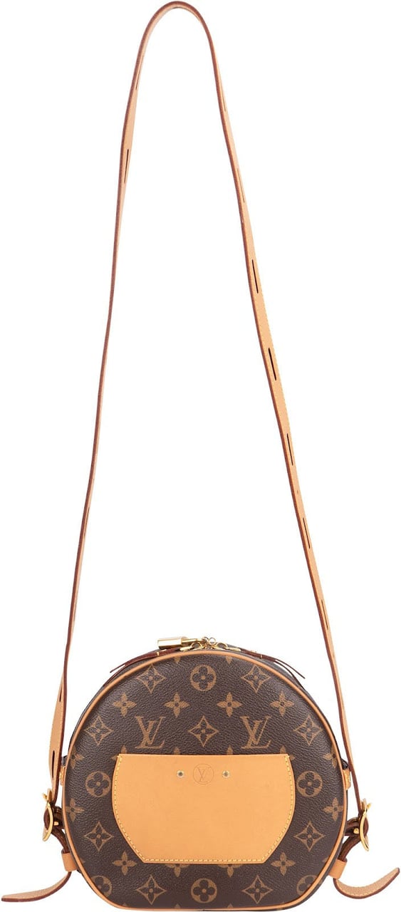 Louis Vuitton Monogram Canvas Boite Chapeau Souple MM Crossbody Bag Bruin
