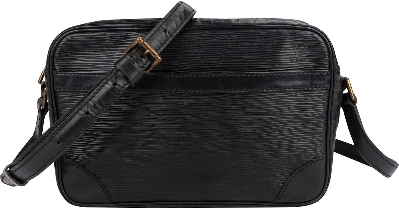 Louis Vuitton Noir Epi Leather Trocadero 23 Crossbody Bag Zwart