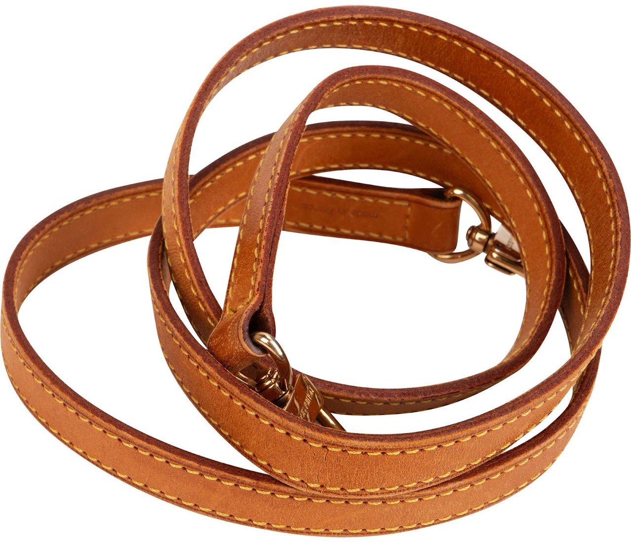 Louis Vuitton Vachetta Leather Bags Strap Bruin