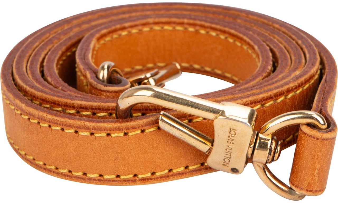 Louis Vuitton Vachetta Leather Bags Strap Bruin