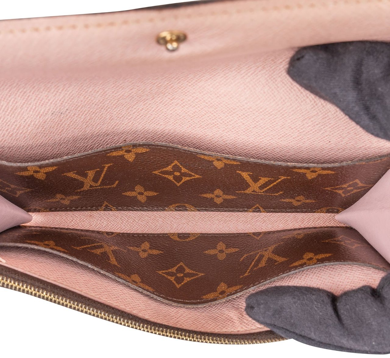 Louis Vuitton Monogram Canvas Sarah Wallet Bruin