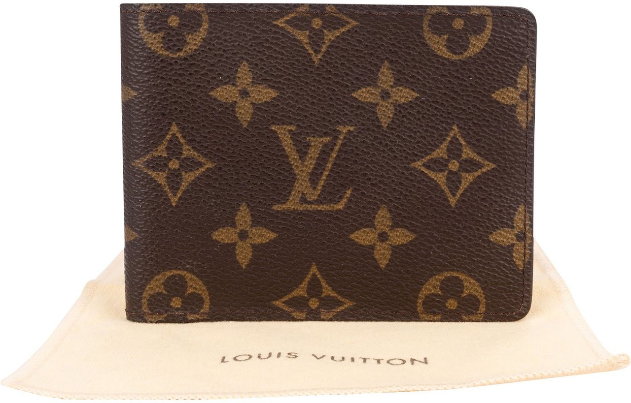 Louis Vuitton Monogram Canvas Multiple Wallet Bruin